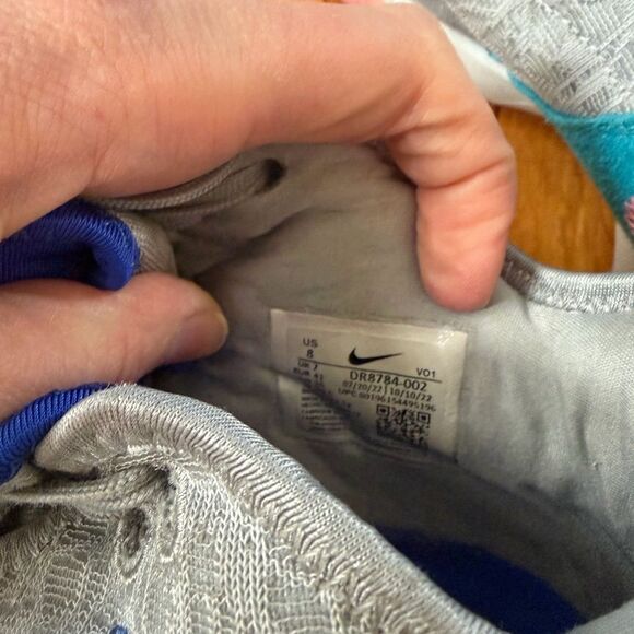 Nike Zoom LeBron NXXT Gen Wolf Grey Blue Lightning Pink size 8 - Picture 9 of 10